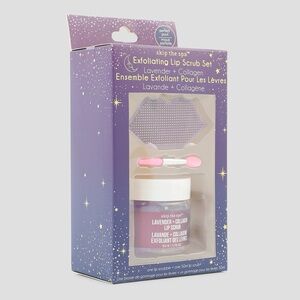 💜 Skip the Spa – Lavender + Collagen Exfoliating Lip Scrub Set
